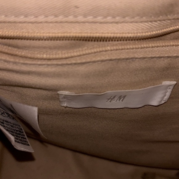 H&M Black and Cream Houndstooth Jacquard Tote Bag - Picture 8 of 17